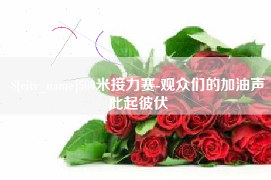 保亭500米接力赛-观众们的加油声此起彼伏