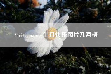 保亭生日快乐图片九宫格