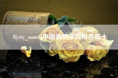 保亭中国消防学院排名前十
