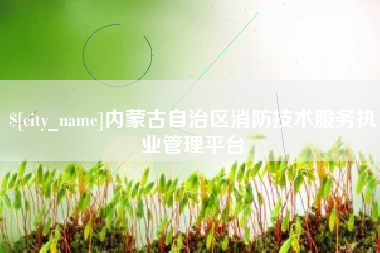 保亭内蒙古自治区消防技术服务执业管理平台