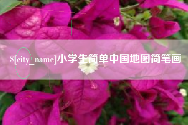 保亭小学生简单中国地图简笔画