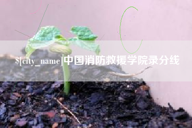 保亭中国消防救援学院录分线