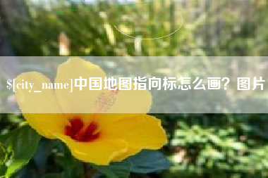保亭中国地图指向标怎么画？图片