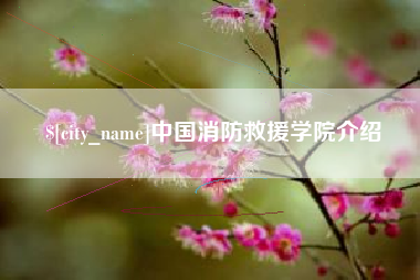 保亭中国消防救援学院介绍