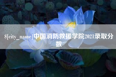 保亭中国消防救援学院2021录取分数