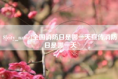 保亭全国消防日是哪一天宣传消防日是哪一天