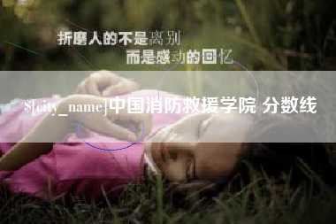 保亭中国消防救援学院 分数线