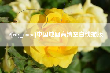 保亭中国地图高清空白线描版