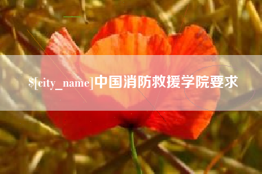 保亭中国消防救援学院要求