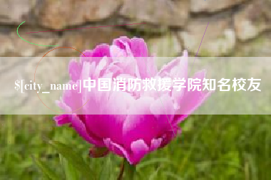 保亭中国消防救援学院知名校友