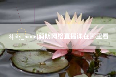 保亭消防网络直播课在哪里看