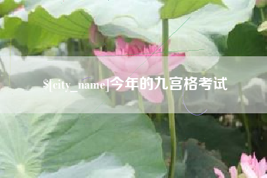 保亭今年的九宫格考试